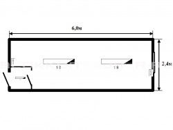 Блок-контейнер 6м жилой для строительных объектов в Ейске